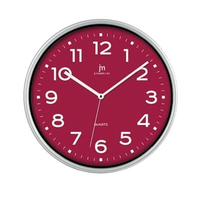 Orologio parete rosso 25,5 cm 37491 COLORI E LUCI