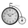 Orologio a muro bicicletta metallo nero sprazzi ruggine quadrante chiaro 39880 COLORI E LUCI