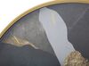 Ulteriore dettaglio di Orologio molto grande 80cm con decoro artistico sfumature verdi-blu  40531
