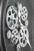 Seconda foto Orologio da parete nero 36cm ingranaggi rotanti