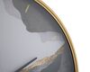 Ulteriore dettaglio di Orologio parete decoro artistico 60cm bianco nero grigio oro blu  40532