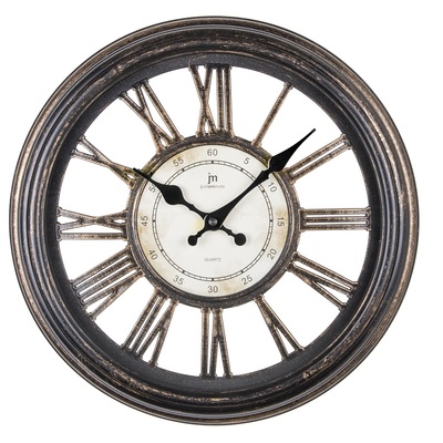 Orologio parete bronzato raggi vintage marrone 36cm 00891N LOWELL