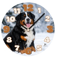 Orologio da parete Bovaro del Bernese in vetro Ø33 cm  45140
