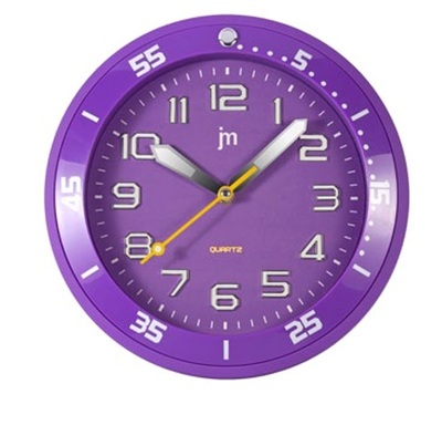 Orologio viola rotondo 27,5cm 00711V VIOLA LOWELL