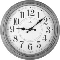 Orologio parete grigio anticato bordo scanalato diametro 36cm 00889G LOWELL