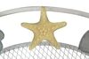 Orologio parete mare grande 80cm stelle marine e conchiglie  40522 - foto 4