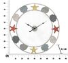 Orologio parete mare grande 80cm stelle marine e conchiglie  40522 - foto 9