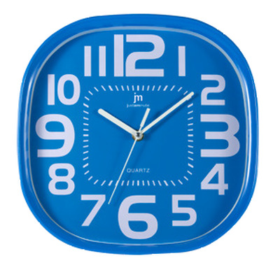 Orologio parete moderno azzurro 00800A LOWELL