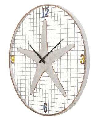 Orologio parete mare con stella marina diametro 57cm  40521