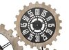 Ulteriore dettaglio di Orologio particolare design industriale con 3 ingranaggi 93x74  40528
