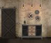 Orologio particolare design industriale con 3 ingranaggi 93x74  40528 - foto 8
