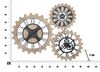 Orologio particolare design industriale con 3 ingranaggi 93x74  40528 - foto 9
