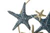Particolare di Orologio da muro originale con decorazione stelle marine 91,4x67,3  41115