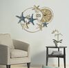 Orologio da muro originale con decorazione stelle marine 91,4x67,3  41115 - foto 4