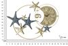 Orologio da muro originale con decorazione stelle marine 91,4x67,3  41115 - foto 5