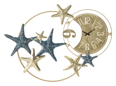 Orologio da muro originale con decorazione stelle marine 91,4x67,3  41115