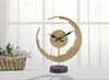 Orologio da appoggio luna dorata design glam 25x30cm 40603 COLORI E LUCI - foto 4