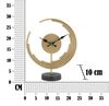 Orologio da appoggio luna dorata design glam 25x30cm 40603 COLORI E LUCI - foto 5