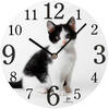 Orologio parete gattino bianco seduto 14844 LOWELL
