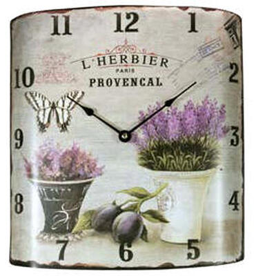Orologio parete lavanda 31x35 21502 LOWELL