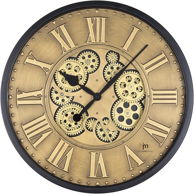 Orologio da parete design 46cm con movimento di ingranaggi 21541N LOWELL