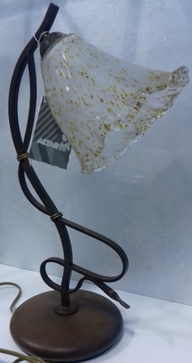 Lampada da tavolo classica ferro brunito KADIA07/56 ALTARTE OUTLET LUCI