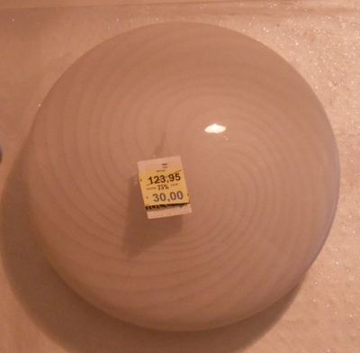 Plafoniera grande 50cm rotonda BOGT OUTLET LUCI