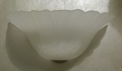 Lampada parete FLAY vetro satinato 4344 ANTEA LUCE