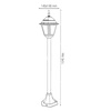 Particolare di Palo da esterno con lampioncino nero  43637