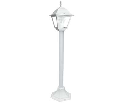 Palo da giardino 1 metro con lampioncino bianco 43638 LUCI ESTERNO