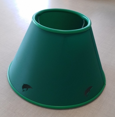 Paralume ricambio in plastica verde F2051VEPA LUCI E COLORI