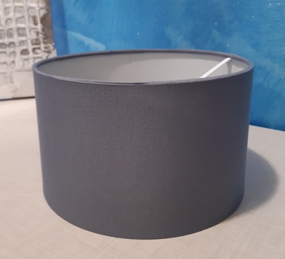 Paralume diametro 20 cm grigio E27 E14 RICAMBI