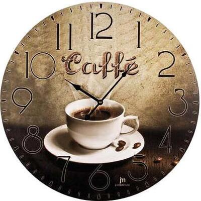 Orologio parete Caff&egrave; diametro 60cm 21417 LOWELL
