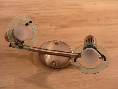 Plafoniera-applique 2 faretti direzionabili 4852CR PERENZ