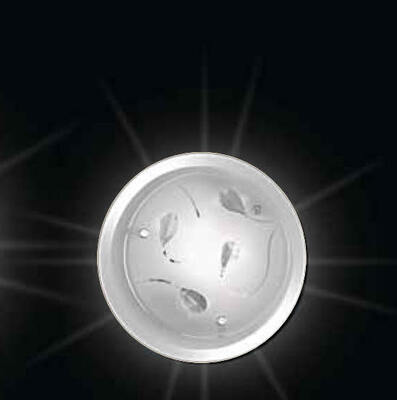 Plafoniera-applique rotonda 25cm con cristalli 5986 PERENZ
