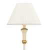 Immagine aggiuntiva di Piantana tuscany chic bianco oro decorativa con paralume FIRENZE PT1 BIANCO I