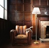 Piantana tuscany chic bianco oro decorativa con paralume FIRENZE PT1 BIANCO IDEAL LUX - foto 4