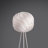 Immagine aggiuntiva di Lampada da terra bianca a treppiede con globo a spirale Polilux  45599