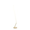 Ulteriore dettaglio di Piantana LED oro champagne 3000K 4000K dimmerabile linea inclinata traiettori