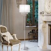 Piantana fascia preziosa metallizzata e pendagli in cristallo OPERA PT1 IDEAL LUX