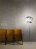 Piantana grigio silver a treppiede con globo in acrilico a spirale  45598 - foto 4