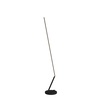Ulteriore dettaglio di Piantana nera moderna traiettoria di luce LED minimale dimmer step  43930