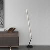 Piantana nera moderna traiettoria di luce LED minimale dimmer step  43930