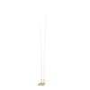 Particolare di Piantana dimmerabile a step LED integrato finitura oro champagne  43925
