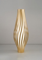 Piantana elegante in acrilico New Gold 2 luci E27 123 cm  45588