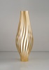 Piantana elegante in acrilico New Gold 2 luci E27 123 cm  45588