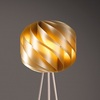 Immagine aggiuntiva di Piantana treppiede interior design oro metallizzato globo in acrilico  45596