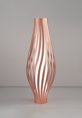Piantana rosa Pink Metal 123 cm in acrilico design slanciato  45590