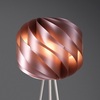 Immagine aggiuntiva di Piantana design rosa metal con globo in acrilico a spirale e treppiede  45597