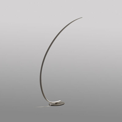 Piantana linea curva titanio grigio scuro forma ad arco 3000K dimmerabile  44713